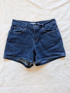 Levis Midrise Denim Shorts